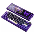 كيبورد Transformers 65% Dual-Mode Hot-Swappable RGB Purple thumbnail 1