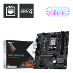 MSI PRO B840M-B AMD AM5 DDR5 Micro-ATX Motherboard thumbnail 1