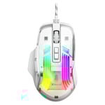 Xtrike Me GM-319 Mouse Wired 6400 DPI White RGB thumbnail 5