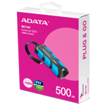 هارد خارجي ADATA SC740 500GB USB 3.2 1050MB/s أزرق thumbnail 9