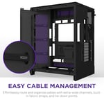 كيس NZXT H9 Flow Mid-Tower ATX أسود RGB thumbnail 9