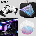 مبرد MSI MAG Coreliquid I360 360mm AIO سائل ARGB أبيض thumbnail 9