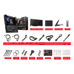 MSI MEG X870E Godlike E-ATX Motherboard AM5 DDR5 Black thumbnail 12