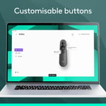اكسسوار Logitech R500s ليزر بلوتوث Dual-Mode رمادي thumbnail 5