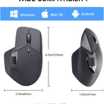 Rapoo MT760 Wireless Mouse 4000 DPI Black thumbnail 9