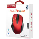 ماوس Promate Cursor EZGrip 1600 DPI لاسلكي أحمر thumbnail 8