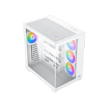 XIGMATEK Aqua V Mid-Tower ATX Case White Tempered Glass thumbnail 8