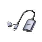 محول USB Unitek قارئ بطاقات SD و MicroSD مزدوج UHS-II 312MB/s thumbnail 1