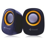 Kisonli V360 Portable USB Mini Speaker - Orange thumbnail 5