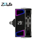 مبرد Zeus ZC-600 Air Freeze LCD 120mm 220W TDP ARGB أسود thumbnail 4