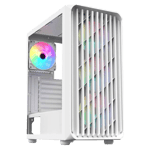 SAMA 205A Mid-Tower ATX Case White Tempered Glass thumbnail 5