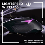 Logitech G502 X PLUS Lightspeed Wireless Optical Mouse Black thumbnail 5