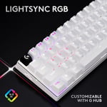 كيبورد Logitech G Pro X 60% Optical-Mechanical لاسلكي RGB أسود thumbnail 7