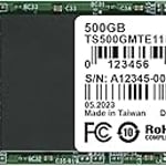SSD Transcend MTE115 500GB NVMe M.2 2280 PCIe Gen3x4 thumbnail 5