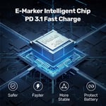 كيبل Unitek USB-C إلى USB-C 240W 2m thumbnail 2