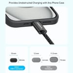 كيبل Anker Zolo USB-C إلى USB-C 240W 0.9m أسود thumbnail 4