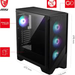 كيس MSI MAG Forge 320R Mid-Tower Airflow أسود thumbnail 4