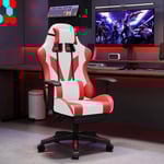 Raptor RGC-100 Gaming Chair White & Red thumbnail 2