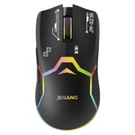 Jeqang JW-D238 Gaming Mouse 8000 DPI Dual-Mode RGB Black thumbnail 1