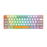 كيبورد Redragon Akali K642-RGB 60% Hot-Swappable USB-C أبيض thumbnail 5