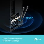 محول TP-Link Archer TX55E AX3000 WiFi 6 Bluetooth 5.3 PCIe thumbnail 7