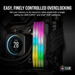CORSAIR VENGEANCE RGB DDR5 32GB (2x16GB) 6000MHz CL38 Memory Kit - Black thumbnail 4