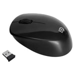 Fude M702 Wireless Mouse - Black Ergonomic 1200 DPI thumbnail 5