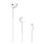 سماعات Apple EarPods Lightning سلكية مع ميكروفون أبيض thumbnail 1