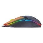 ماوس Jertech Rumble JR800 4800 DPI USB RGB أسود thumbnail 4