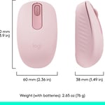 ماوس Logitech M196 1000 DPI لاسلكي رمادي thumbnail 27