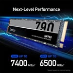 Lexar NM790 4TB NVMe M.2 PCIe 4.0 Internal SSD thumbnail 8