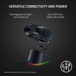 ماوس Razer Naga V2 Pro 30000 DPI RGB لاسلكي أسود thumbnail 6