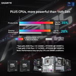 لوحة أم جيجابايت أوروس GIGABYTE Z890 AORUS PRO ICE باللون الأبيض بمقبس LGA 1851 ودعم ذاكرة DDR5 بحجم ATX thumbnail 9