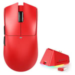 Attack Shark X11 Ultra 8K Wireless Mouse (Red) thumbnail 1