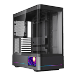 كيس Jungle Leopard Mid-Tower مع شاشة LCD و 4 مراوح ARGB thumbnail 1