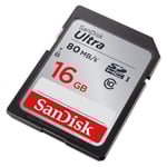 SanDisk Ultra 16GB SDHC UHS-I 80MB/s Memory Card thumbnail 2
