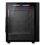 SAMA 3311B Mid-Tower ATX Case Black Tempered Glass thumbnail 5