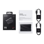 Samsung T9 4TB USB 3.2 Gen 2x2 Portable SSD Black thumbnail 4