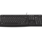 كيبورد Logitech MK120 Full-Size USB وماوس أسود thumbnail 7