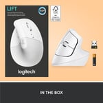 ماوس Logitech Lift Vertical Ergonomic 4000 DPI لاسلكي وردي thumbnail 24