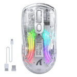 Attack Shark X2 Wireless Gaming Mouse 16000 DPI White thumbnail 4