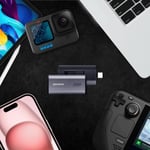 SSD ADATA SC750 1TB USB 3.2 Gen2 خارجي Gray thumbnail 9