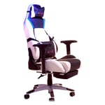 Playstation Gaming Chair White, Black and Blue thumbnail 4