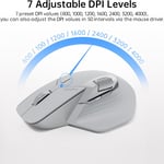 ماوس Rapoo MT760 4000 DPI 2.4GHz Bluetooth أبيض thumbnail 4