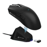 ماوس Attack Shark X11SE 22000 DPI Dual-Mode RGB أسود thumbnail 5