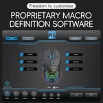 R8 G205 Wired Gaming Mouse 2400 DPI RGB Black thumbnail 3