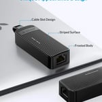 محول Orico UTK-U3 USB 3.0 إلى Gigabit Ethernet أسود thumbnail 3
