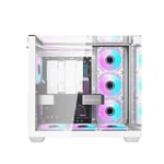 DarkFlash TH285 Mid-Tower ATX Case White Tempered Glass thumbnail 4