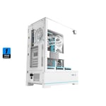 DarkFlash DY450L Pro Mid-Tower ATX Case White Tempered Glass thumbnail 4