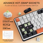 Redragon K689WBO RGB Pro Full-Size Mechanical Keyboard Dual-Mode thumbnail 8